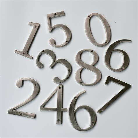 4 inch metal house letters|4 inch adhesive house numbers.